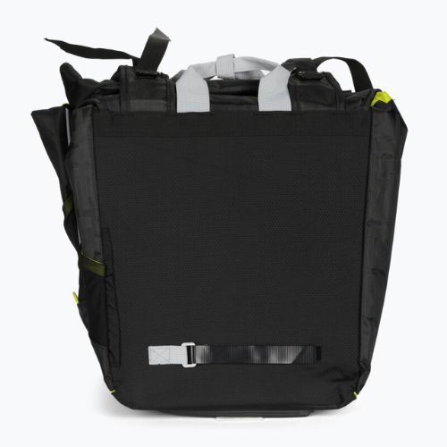 Basil Miles Double Bag dviračių krepšys 34 l juoda/alimetinė