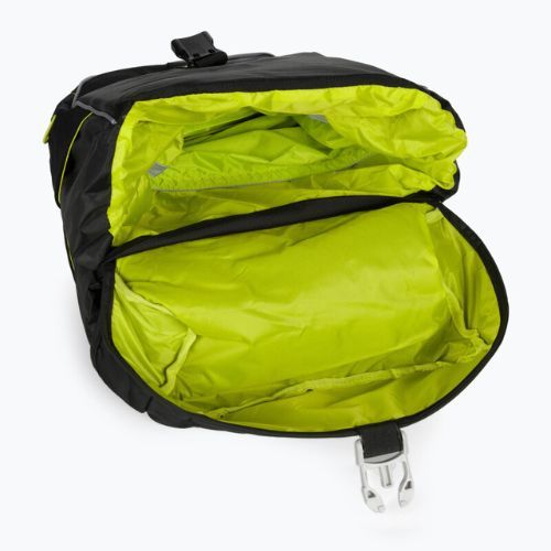 Basil Miles Daypack 17 l black/lime dviračių krepšys