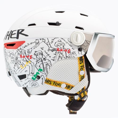 Moteriškas slidinėjimo šalmas Rossignol Allspeed Visor Imp Photo grey