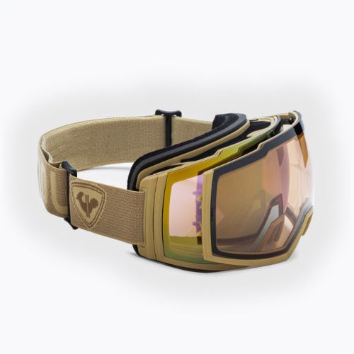Rossignol Magne'lens sand/gold mirror/silver mirror slidinėjimo akiniai