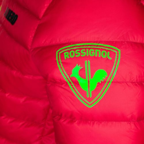 Vyriška slidinėjimo striukė Rossignol Verglas Hero Hood neon red
