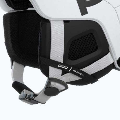 POC Obex BC MIPS slidinėjimo šalmas hydrogen white/fluorescent orange avip