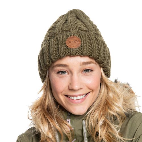 Moteriška žieminė kepurė ROXY Tram green