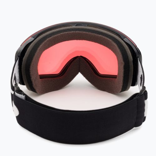 Oakley Flight Deck matiniai juodi/prizm snow rose slidinėjimo akiniai OO7050-03