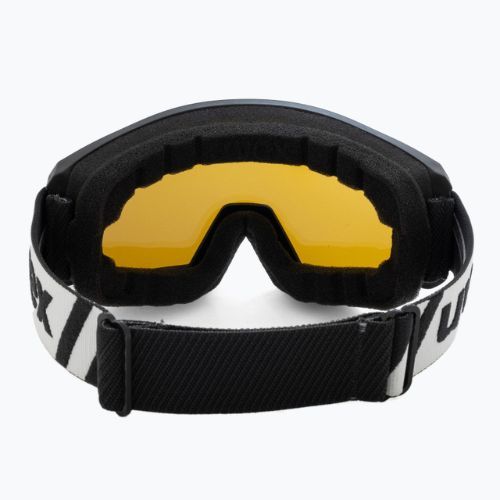 Slidinėjimo akiniai UVEX Athletic LGL black/lasergold lite blue 55/0/522/20