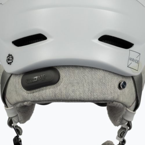 Moteriškas slidinėjimo šalmas Salomon Mirage Ca Photo Sigma white L41525700