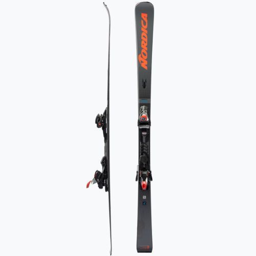 Nordica DOBERMANN SPITFIRE 76 PRO + TPX12 FDT pilkos spalvos kalnų slidės 0A1241NA001