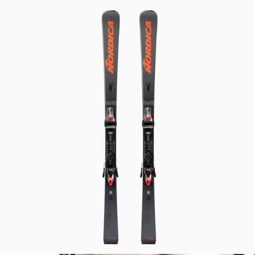 Nordica DOBERMANN SPITFIRE 76 PRO + TPX12 FDT pilkos spalvos kalnų slidės 0A1241NA001