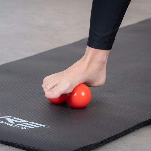 Pure2Improve Duo kamuoliukas slėgio rodyklė raudonas 2160 masažinis kamuoliukas