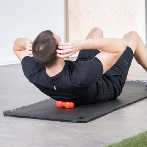 Pure2Improve Duo kamuoliukas slėgio rodyklė raudonas 2160 masažinis kamuoliukas