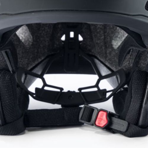 Alpina Rootage Evo juodas matinis dviratininko šalmas