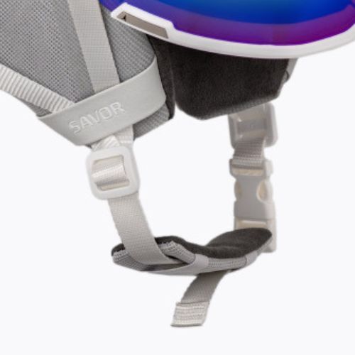 Slidinėjimo šalmas Atomic Savor Visor Stereo white heather
