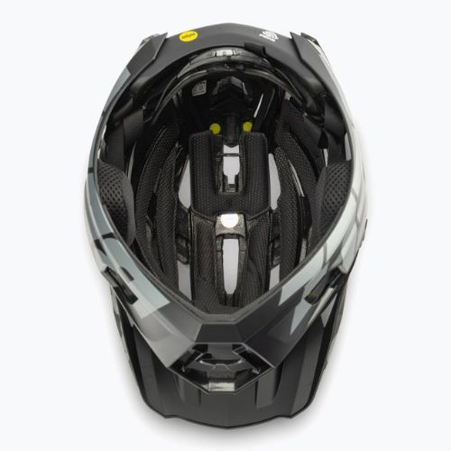 Bell FF Super Air R MIPS Spherical matinis blizgus juodas kamufliažinis dviračių šalmas
