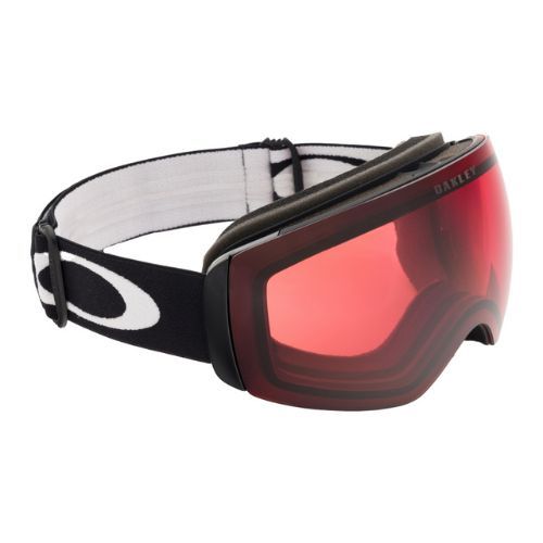 Oakley Flight Deck matiniai juodi/prizm snow hi pink iridium slidinėjimo akiniai OO7064-44