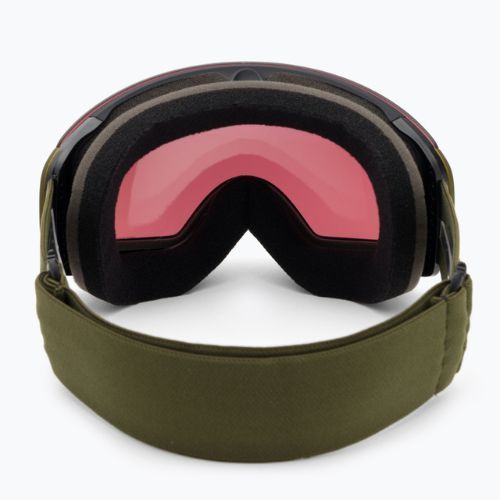 Oakley Flight Deck matiniai tamsūs šepetėliai/prizm snow tamsiai pilki slidinėjimo akiniai OO7064-B1