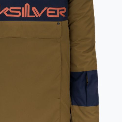 Quiksilver Steeze žalia vaikiška snieglenčių striukė EQBTJ03124