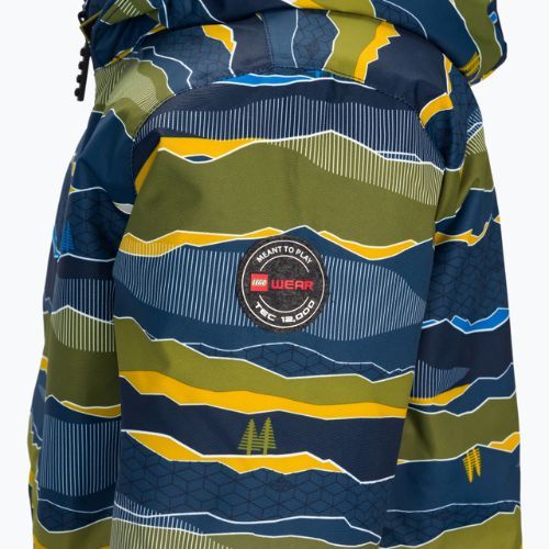Vaikiška slidinėjimo striukė LEGO Lwjebel 727 žalia 11010206