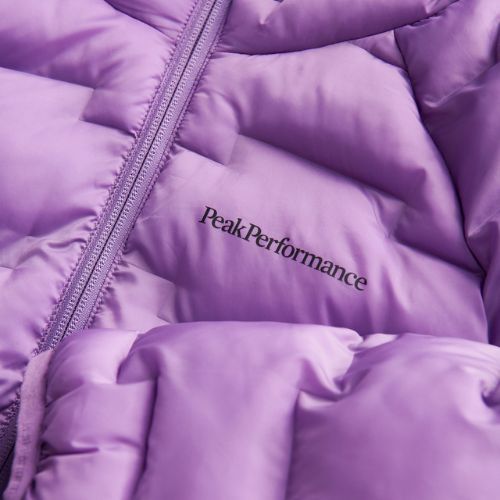 Moteriška pūkinė striukė Peak Performance W Argon Hood violetinė G76394040