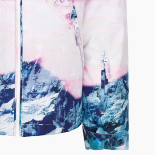 Vaikiška snieglenčių striukė ROXY Jet Ski SE Girl ryškiai baltos spalvos