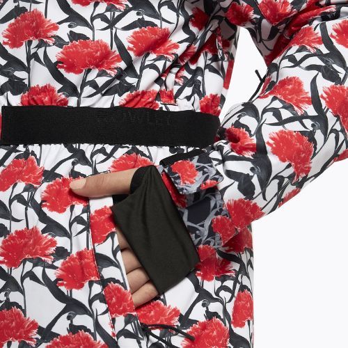 Moteriška snieglenčių striukė ROXY Rowley X Ski Parka bright white/white red