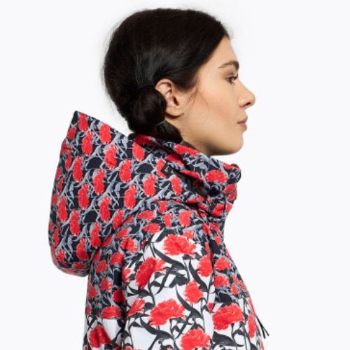 Moteriška snieglenčių striukė ROXY Rowley X Ski Parka bright white/white red