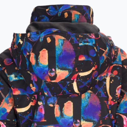 Vaikiška snieglenčių striukė ROXY Jetty Girl true black magic carpet