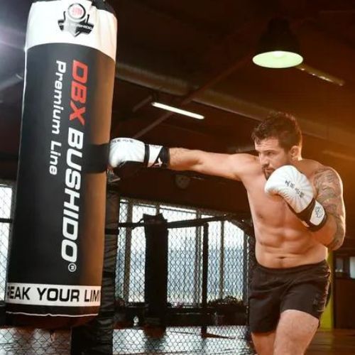 DBX BUSHIDO "Japan" sparingo bokso pirštinės baltos B-2v8