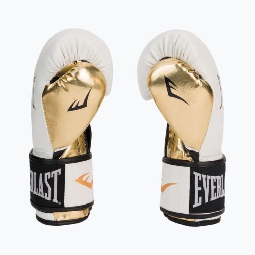 Everlast Powerlock Pu vyriškos bokso pirštinės baltos 2200
