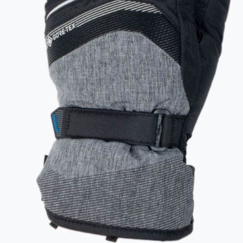 Reusch Bolt GTX vaikiškos slidinėjimo pirštinės juodos/pilkos spalvos 49/61/305/7687