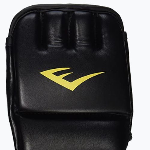 Vyriškos graplingo pirštinės su nykščiu Everlast MMA pirštinės juodos EV7562