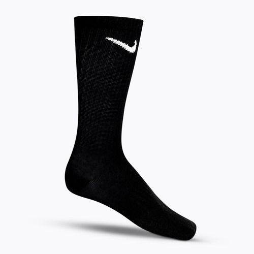 Nike Everyday Lightweight Crew 3pak treniruočių kojinės juodos SX7676-010