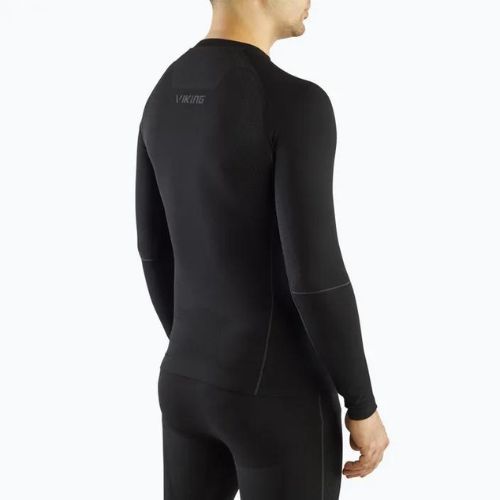 Vyriški termo marškinėliai Viking Eiger black 500/21/2081