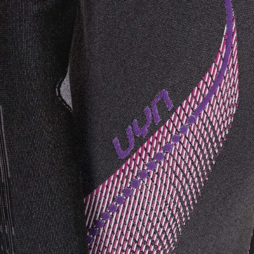 Moteriški termo marškinėliai UYN Evolutyon UW Marškinėliai su vėžlio kaklu antracitinis melanžas / aviečių/ violetinė