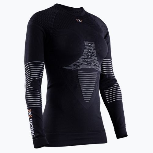 Moteriški termoaktyvūs marškinėliai X-Bionic Energizer 4.0 opal black/arctic white