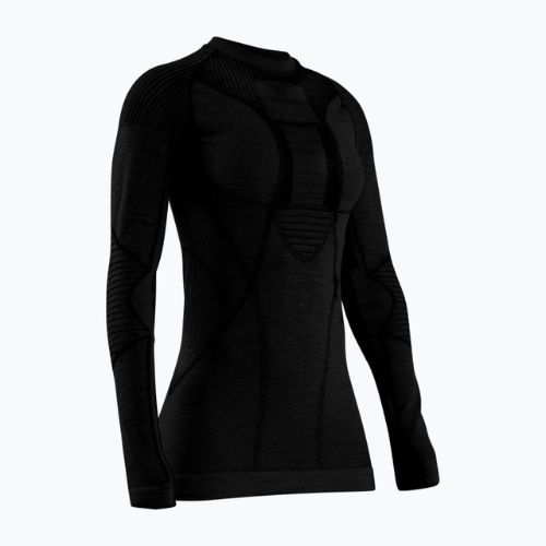 Moteriški termo marškinėliai X-Bionic Apani 4.0 Merino black APWT06W19W