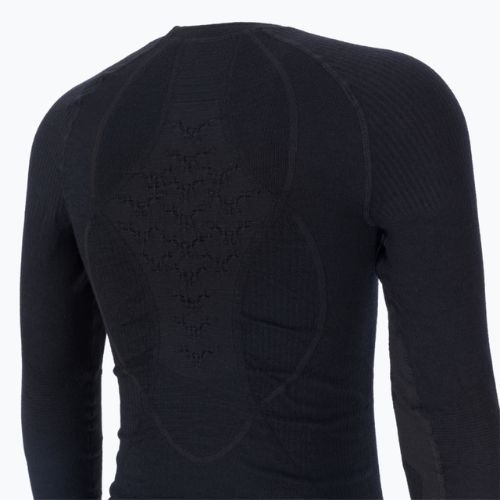 Vyriški termoaktyvūs marškinėliai X-Bionic Apani 4.0 Merino juoda/juoda