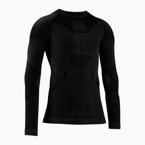 Vyriški termoaktyvūs marškinėliai X-Bionic Apani 4.0 Merino juoda/juoda