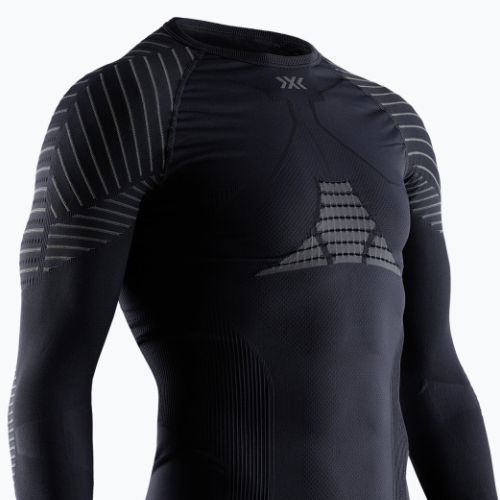 Vyriški termoaktyvūs marškinėliai X-Bionic Invent 4.0 LS black/charcoal