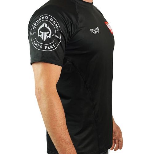 Vyriški Ground Game Poland treniruočių marškinėliai juodi 21TRTSHPOLS