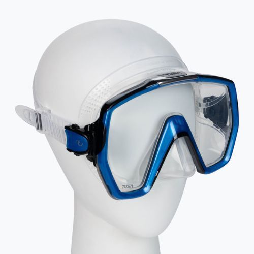 TUSA Freedom Hd nardymo kaukė mėlyna/skaidri M-1001