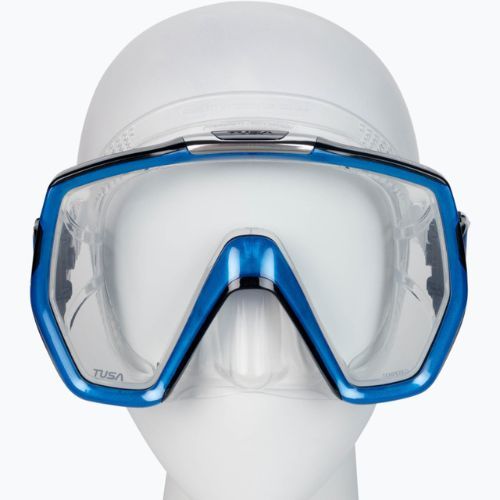 TUSA Freedom Hd nardymo kaukė mėlyna/skaidri M-1001