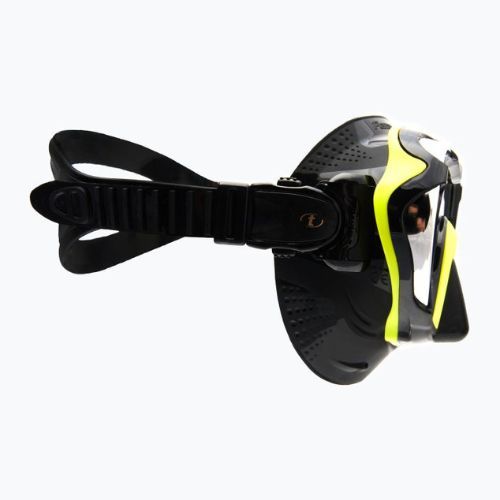 TUSA Paragon S kaukė nardymo kaukė juoda ir geltona M-1007