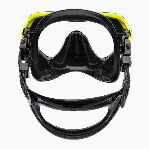 TUSA Paragon S kaukė nardymo kaukė juoda ir geltona M-1007