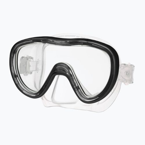 TUSA Kleio Ii nardymo kaukė juoda ir skaidri M-111