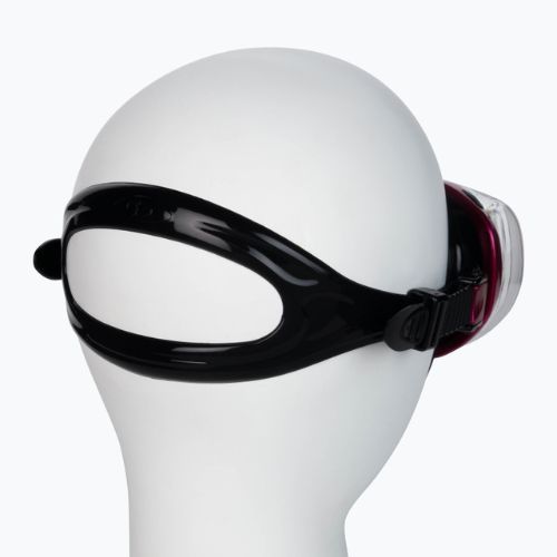 TUSA Tri-Quest Fd nardymo kaukė juodai raudona M-3001