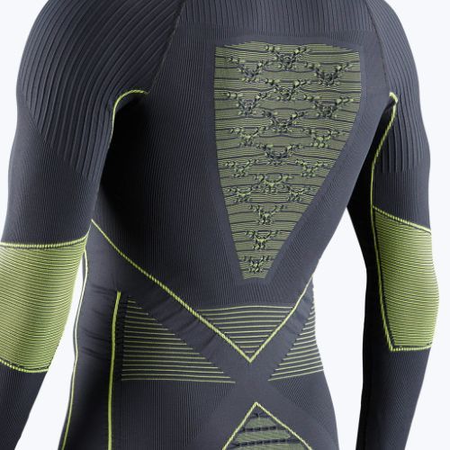 Vyriški termoaktyvūs marškinėliai X-Bionic Energy Accumulator 4.0 charcoal/yellow