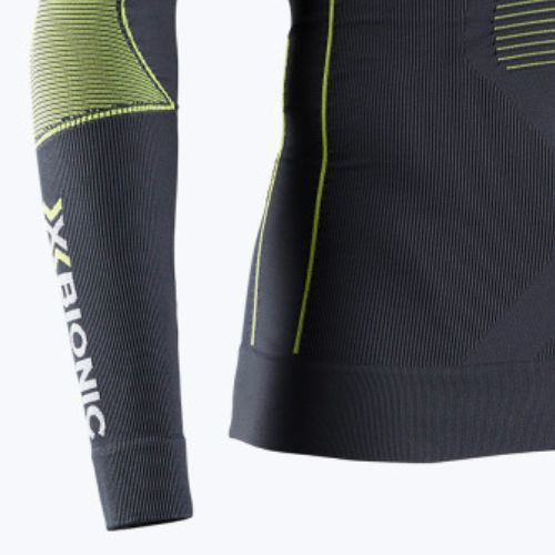 Vyriški termoaktyvūs marškinėliai X-Bionic Energy Accumulator 4.0 charcoal/yellow
