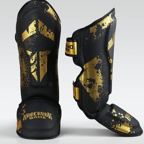 Ground Game Cage Gold blauzdikaulių apsaugos juoda SHINGUCGOLDS