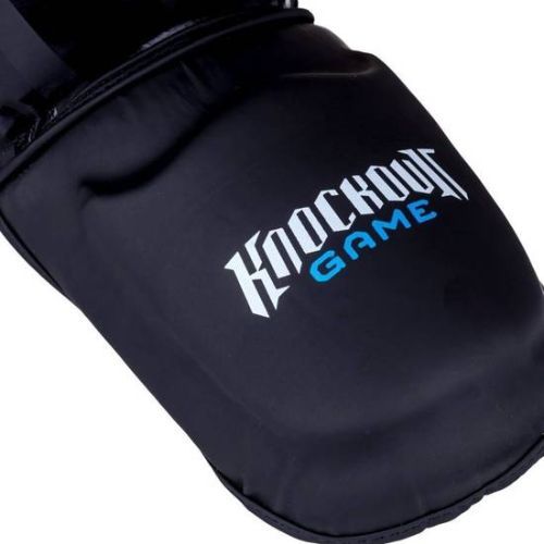 Ground Game Logo 2.0 blauzdikaulio protektoriai juodi 21SHINGUARLOG2S