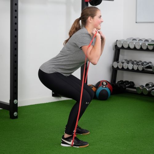 Pure2Improve Pro Medium treniruočių guma raudona 2152